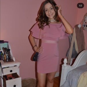 pink dress
